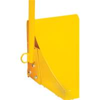 Cale de roue pour la glace avec poign&eacute;e ergonomique, Acier, Jaune, 8-1/16" la x 10-5/8" p x 8-13/16" h Cantin et fils