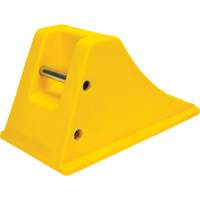 Cales de roue avec surface antid&eacute;rapante en aluminium, Polyur&eacute;thane, Jaune s&eacute;curit&eacute; OSHA, 11-1/4" la x 21" p x 12-1/4" h Cantin et fils
