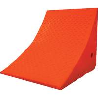 70 Ton Large Equipment Wheel Chock, Urethane, Orange Cantin et fils