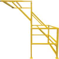 Barri&egrave;re de s&eacute;curit&eacute; pour mezzanine, 70" lo x 77" ha, 78" &eacute;lev&eacute;e, Jaune Cantin et fils