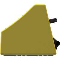 Cale de roue ultra-robuste pour l'exploitation mini&egrave;re Checkers Safety, PEHD, Jaune, 14-1/2" la x 17-1/2" p x 16" h Cantin et fils