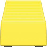 Cale de roue ultra-robuste pour l'exploitation mini&egrave;re Checkers Safety sans support, PEHD, Jaune, 14-1/2" la x 17-1/2" p x 16" h Cantin et fils