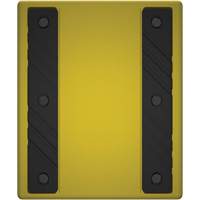 Cale de roue ultra-robuste pour l'exploitation mini&egrave;re Checkers Safety sans support, PEHD, Jaune, 14-1/2" la x 17-1/2" p x 16" h Cantin et fils