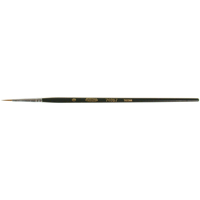 Pinceau d'artiste, Largeur de la brosse de 1/16", Martre rouge, Manche &agrave; Bois Cantin et fils