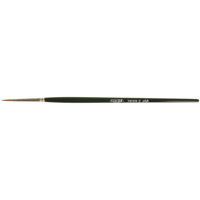 Pinceau d'artiste, Largeur de la brosse de 3/32", Martre rouge, Manche &agrave; Bois Cantin et fils