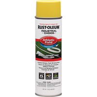Peinture pour traçage de ligne pour terrain de gymnastique Industrial Choice AF1600, Jaune, 17 oz, Canette a&eacute;rosol Cantin et fils