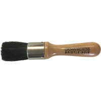 Brosse pour pochoirs, Soies naturelles, Manche Bois, Largeur de 1" Cantin et fils