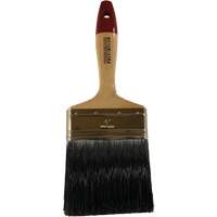 Pinceau, Poly/nylon, Manche Bois, Largeur de 4" Cantin et fils