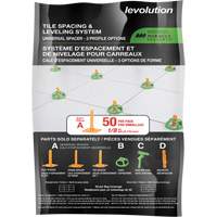 Cales d'espacement universelles Miracle Sealants Levolution Cantin et fils