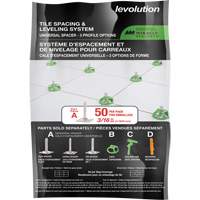 Cales d'espacement universelles Miracle Sealants Levolution Cantin et fils