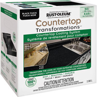 Syst&egrave;me de rev&ecirc;tement mouchet&eacute; pour comptoir Countertop Transformations, 2,37 L, Trousse, Tache noire Cantin et fils