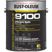 9100 System DTM Epoxy Mastic Standard 250 VOC Activator, Gallon Cantin et fils
