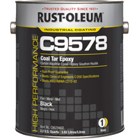 C9578 System Coal Tar High Solids Epoxy Base Component, Black, Gallon Cantin et fils