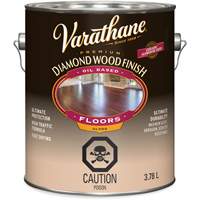 Varathane&reg; Diamond Wood Finish Floors Coating, 3.78 L, Clear, Gloss Cantin et fils