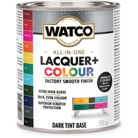 Composant de base fonc&eacute; pour finition laqu&eacute;e + couleur tout-en-un Watco, 946 ml, Base &agrave; teinte fonc&eacute;e, Tr&egrave;s brillant Cantin et fils