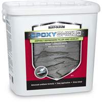 Mat&eacute;riau de remplissage de d&eacute;pression et de nivellement pour asphalte EpoxyShield, Seau, Noir Cantin et fils