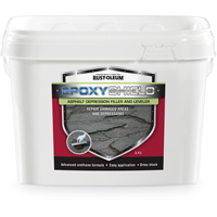 Mat&eacute;riau de remplissage de d&eacute;pression et de nivellement pour asphalte EpoxyShield, Seau, Noir Cantin et fils