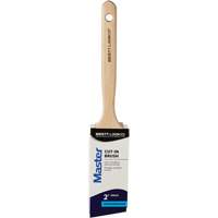 Brosse coup&eacute;e Master, Poly/nylon, Manche Bois, Largeur de 2" Cantin et fils