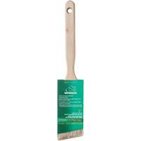 Brosse de pouce &agrave; angle One Coat, Soie blanche, Manche Bois, Largeur de 2" Cantin et fils