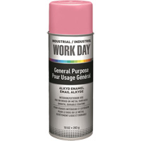 Peinture industrielle Work Day, Rose, Brillant, 10 oz, Canette a&eacute;rosol Cantin et fils