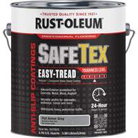 Rev&ecirc;tement d'acrylique SafeTex Easy-Tread, 1 gal., &agrave; l'eau, Plat/Textur&eacute;, Gris Cantin et fils