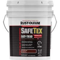 Rev&ecirc;tement d'acrylique SafeTex Easy-Tread, 4 gal., &agrave; l'eau, Plat/Textur&eacute;, Rouge Cantin et fils