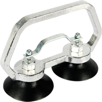 Appareils &agrave; ventouses - Ventouse double industrielle, 30 lb Capacit&eacute;, 3", Barre &agrave; tirer, 7" Longueur de la manche Cantin et fils