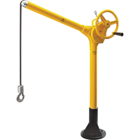Tall Industrial Lifting Device with Bolt-Down Base, 500 lbs. (0.25 tons) Capacity Cantin et fils