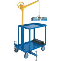 Tall Industrial Lifting Device with Mobile Cart, 500 lbs. (0.25 tons) Capacity Cantin et fils