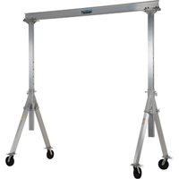 Grue mobile ajustable en aluminium, 10' lo, Capacit&eacute; 2000 lb (1 tonne) Cantin et fils