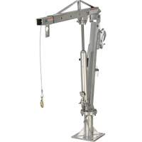 Grue &agrave; fl&egrave;che pour camion actionn&eacute;e par treuil, Capacit&eacute; de 1000 lb (0,5 tonne), Limite de 97" Cantin et fils