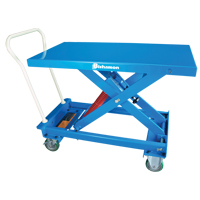 MobiLeveler&reg; Mobile Self-Levelling Scissor Lift Work Table, 27-3/5" L x 17-4/5" W, Steel, 220 lbs. Capacity Cantin et fils