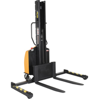 Gerbeur motoris&eacute; avec m&acirc;t &eacute;troit, Fonctionnement &eacute;lectrique, Capacit&eacute; 1500 lb, Lev&eacute;e max 63" Cantin et fils
