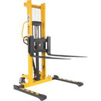 Gerbeur hydraulique manuel, Fonctionnement Pompe manuelle, Capacit&eacute; 2000 lb, Lev&eacute;e max 63" Cantin et fils