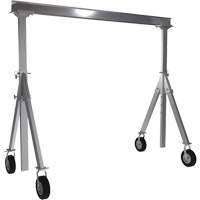 Grue-portique ajustable en aluminium, 10' lo, Capacit&eacute; 1500 lb (0,75 tonne) Cantin et fils