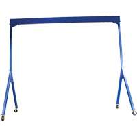 Grue-portique ajustable en acier, 20' lo, Capacit&eacute; 8000 lb (4 tonnes) Cantin et fils