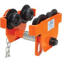 Adjustable Trolley with Safety Plates, 1000 lbs. (0.5 tons) Capacity, 2-5/16" - 4-14/16" Cantin et fils