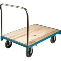 Heavy-Duty Platform Truck, 48" L x 30" W, 2000 lbs. Capacity, Rubber Casters Cantin et fils