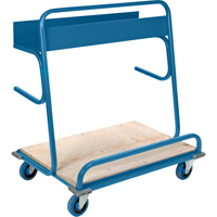 Chariots pour mat&eacute;riaux de construction, 39" x 26" x 42", Capacit&eacute; 1200 lb Cantin et fils