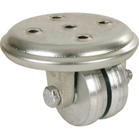 Low Level Casters, Swivel, 2" (51 mm), Cast Iron, 600 lbs. (272 kg.) Cantin et fils