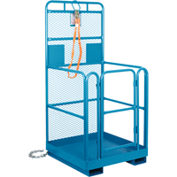 Nacelle &eacute;l&eacute;vatrice pour travail en hauteur, 36" x 36" x 72" h, Capacit&eacute; de 1000 lb, Acier Cantin et fils