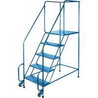 &eacute;chelles Tilt-N-Roll, Acier, 5 marches, Largeur 22", 24" p x 47" h marche pali&egrave;re Cantin et fils