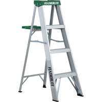 Escabeaux commerciaux (s&eacute;rie 2400), 4', Aluminium, Capacit&eacute; 225 lb, Type 2 Cantin et fils