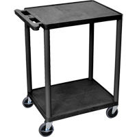 Chariot utilitaire, 2 tiers, 18" x 33" x 24", Capacit&eacute; 400 lb Cantin et fils