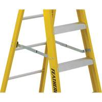 Escabeaux industriels robustes (s&eacute;rie 6900), 4', Fibre de verre, Capacit&eacute; 300 lb, Type 1A Cantin et fils