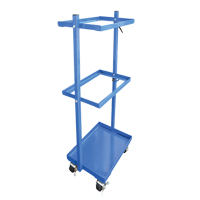 Stock Cart, Steel, 30-11/16" W x 19-1/4" D, 3 Shelves, 300 lbs. Capacity Cantin et fils