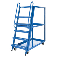 Stock Picking Cart, Steel, 27-7/8" W x 56-1/8" D, 3 Shelves, 1000 lbs. Capacity Cantin et fils