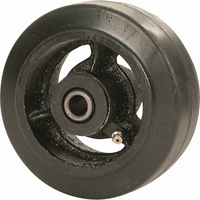 Mold-on Rubber Wheel, 4" (102 mm) Dia. x 2-1/2" (63.5 mm) W, 400 lbs. (181 kg.) Capacity Cantin et fils