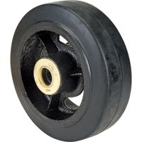 Rubber Wheels, 6" (152 mm) Dia. x 2" (51 mm) W, 550 lbs. (249 kg.) Capacity Cantin et fils