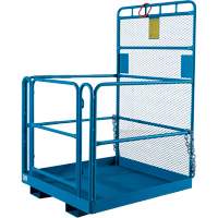 Nacelle &eacute;l&eacute;vatrice pour travail en hauteur, 48" x 48" x 72" h, Capacit&eacute; de 1000 lb, Acier Cantin et fils